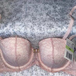 btemptd  Lace Encounter Contour Bra Women Rose Smoke Size 36B